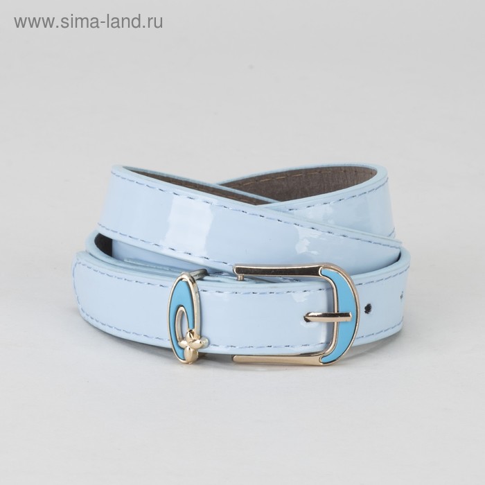 Ремень, гладкий, пряжка и хомут золото, ширина - 2,2 см, цвет голубой
Ремень, гладкий, пряжка и хомут золото, ширина - 2,2 см, цвет голубой