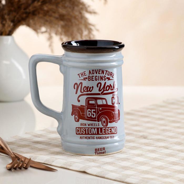 Бокал для пива "New-York", прямой, 0.6 л, микс
Бокал для пива "New-York", прямой, 0.6 л, микс