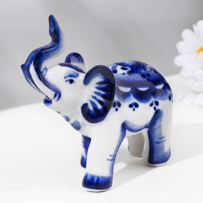 Сувенир «Слон», 11х5,5х11,5 см см, гжель
Сувенир «Слон», 11х5,5х11,5 см см, гжель