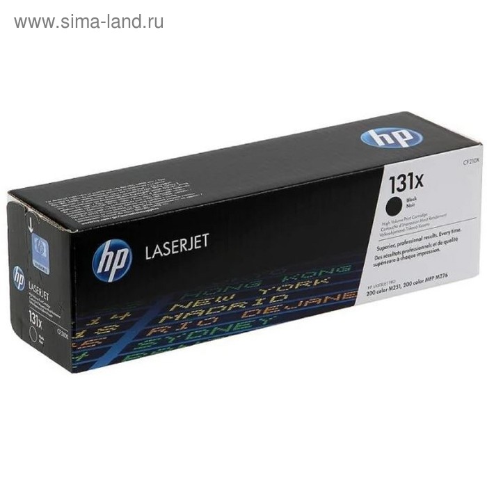 Картридж HP 131X CF210X для LJ Pro 200MFP m276n/m276nw/m251n/m251nw (2500k), черный
Картридж HP 131X CF210X для LJ Pro 200MFP m276n/m276nw/m251n/m251nw (2500k), черный