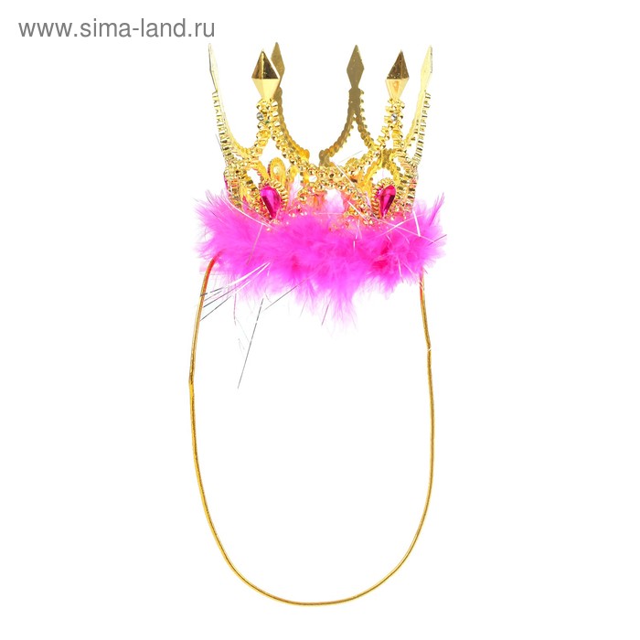 Корона «Волшебство», с резинкой, цвета МИКС
Корона «Волшебство», с резинкой, цвета МИКС