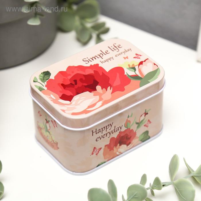 Шкатулка металл прямоугольник "Нарисованные цветы" 6,5х9х5,5 см
Шкатулка металл прямоугольник "Нарисованные цветы" 6,5х9х5,5 см