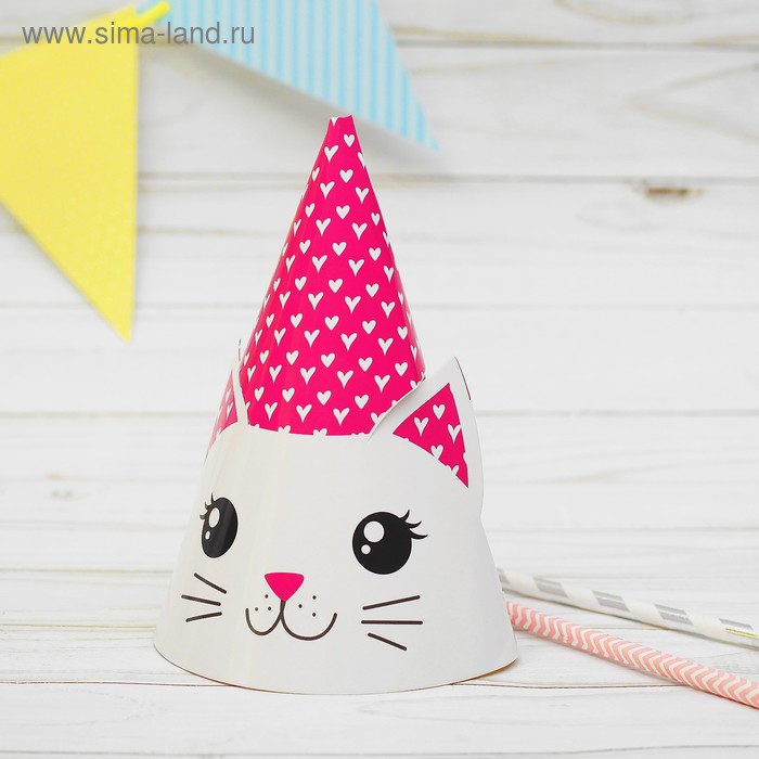 Праздничный колпак «Котик», 16 см
Праздничный колпак «Котик», 16 см