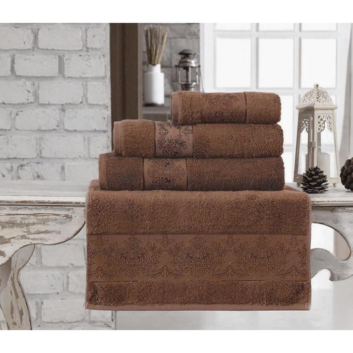 Полотенце Pandora, размер 90х150 см, цвет коричневый
Полотенце Pandora, размер 90х150 см, цвет коричневый