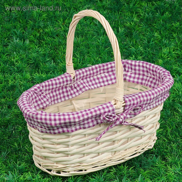Корзина плетеная, ива, 26×16х11/23 см
Корзина плетеная, ива, 26×16х11/23 см