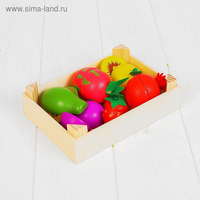 Набор продуктов в ящике «Ягоды и фрукты» 
Набор продуктов в ящике «Ягоды и фрукты»