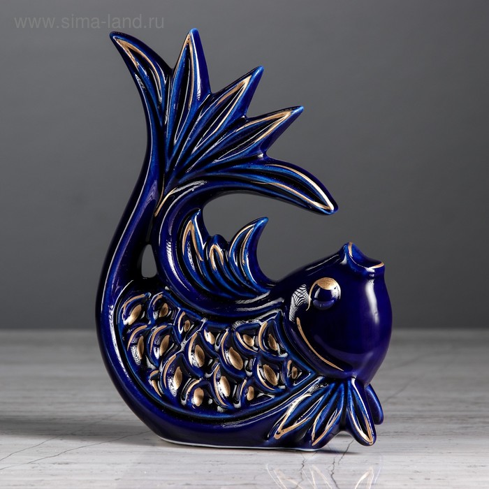 Копилка "Рыбка", глянец, синий цвет, 18 см
Копилка "Рыбка", глянец, синий цвет, 18 см