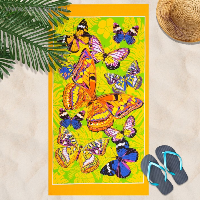 Вафельное полотенце Бабочки 80х150 см, желтый, хлопок 100 %, 160г/м²
Вафельное полотенце Бабочки 80х150 см, желтый, хлопок 100 %, 160г/м²