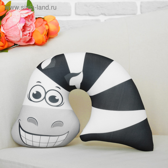 Подголовник-антистресс «Зебра» 
Подголовник-антистресс «Зебра»
