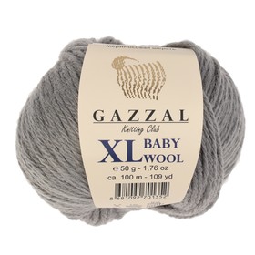 Пряжа "Baby Wool XL" 20% кашемир, 40% меринос. шерсть, 40% акрил 100м/50гр (818 серый)
Пряжа "Baby Wool XL" 20% кашемир, 40% меринос. шерсть, 40% акрил 100м/50гр (818 серый)