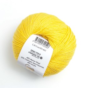 Пряжа "Baby Wool" 20% кашемир, 40% меринос. шерсть, 40% акрил 175м/50гр (812 жёлтый)
Пряжа "Baby Wool" 20% кашемир, 40% меринос. шерсть, 40% акрил 175м/50гр (812 жёлтый)