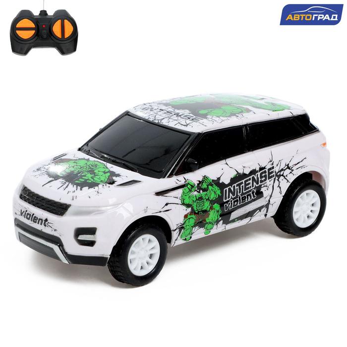Машина радиоуправляемая «Эвог», работает от батареек, цвет белый
Машина радиоуправляемая «Эвог», работает от батареек, цвет белый
