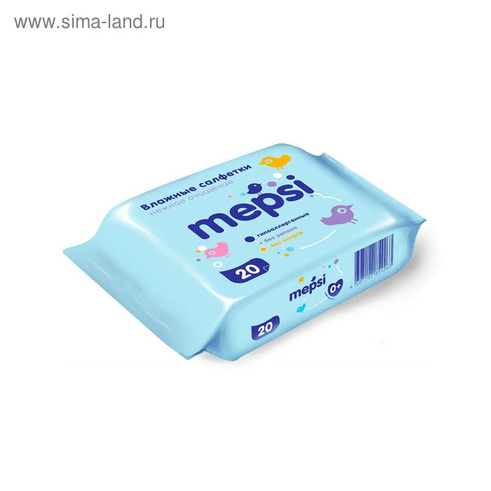 Влажные салфетки Mepsi детские, 20 шт.
Влажные салфетки Mepsi детские, 20 шт.