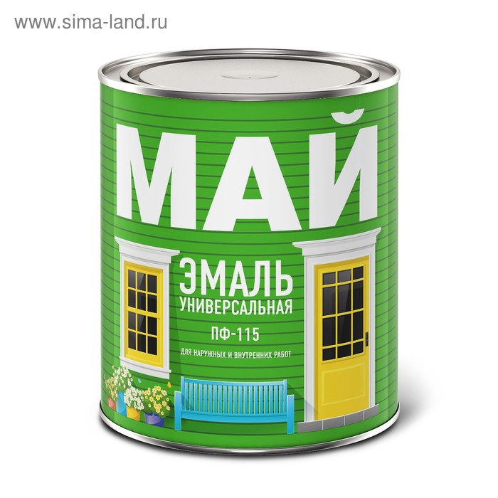 Эмаль ПФ-115 белая, 0,8кг
Эмаль ПФ-115 белая, 0,8кг