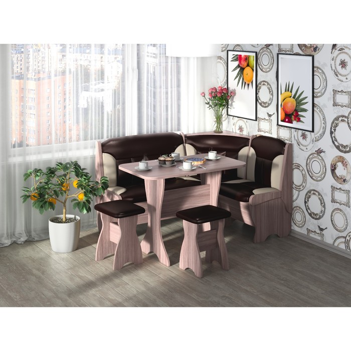 Кухонный уголок Орхидея 1500х1100х840 Ясень шимо темный/Корич темн/Беж
Кухонный уголок Орхидея 1500х1100х840 Ясень шимо темный/Корич темн/Беж