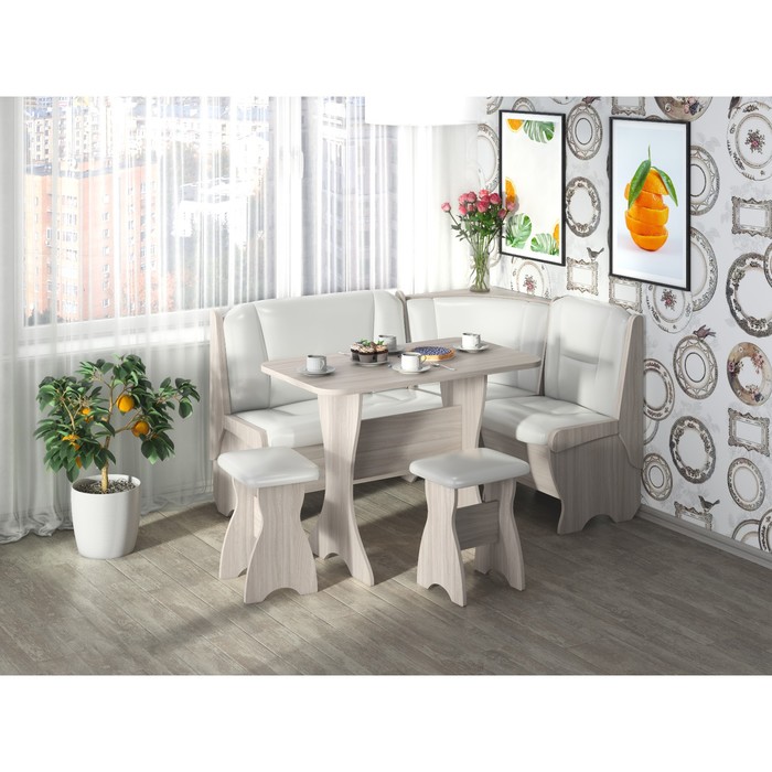 Кухонный уголок Орхидея 1500х1100х840 Ясень шимо светлый/Милк
Кухонный уголок Орхидея 1500х1100х840 Ясень шимо светлый/Милк