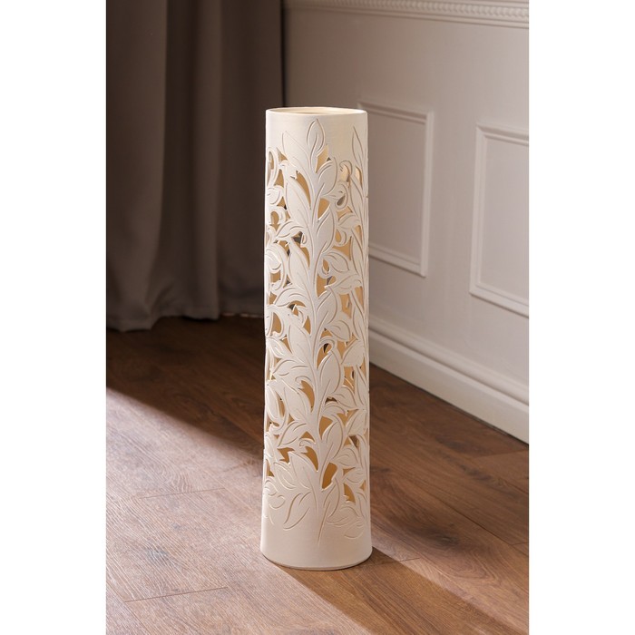 Ваза керамическая "Кубок", напольная, сквозная резка, 68 см
Ваза керамическая "Кубок", напольная, сквозная резка, 68 см