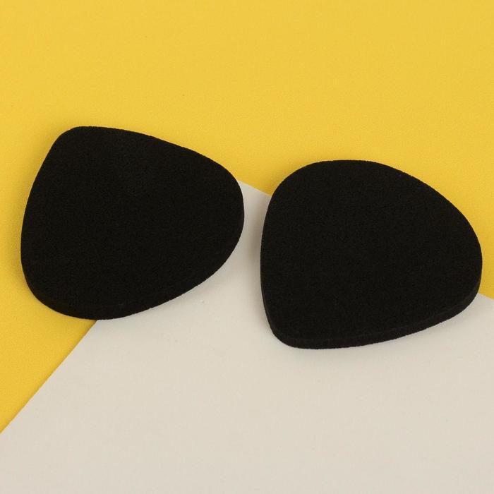 Набор матирующих спонжей для нанесения косметики, 6 × 5,9 см, 2 шт, цвет чёрный
Набор матирующих спонжей для нанесения косметики, 6 × 5,9 см, 2 шт, цвет чёрный