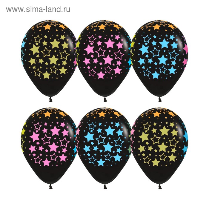 Шар латексный 12" «Звезды», пастель, 5-сторонний, флуоресцентный, набор 12 шт., цвет чёрный
Шар латексный 12" «Звезды», пастель, 5-сторонний, флуоресцентный, набор 12 шт., цвет чёрный