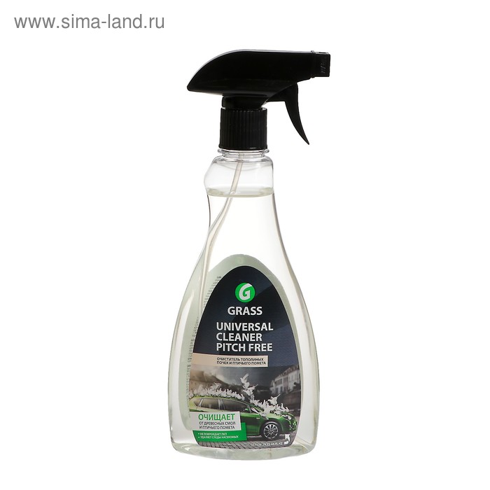 Очиститель следов насекомых и почек Grass Universal Cleaner Pitch Free 500 мл
Очиститель следов насекомых и почек Grass Universal Cleaner Pitch Free 500 мл