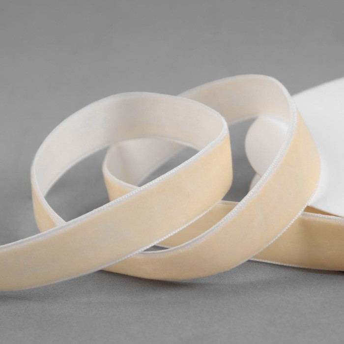 Лента бархатная, 15 мм, 18 ± 1 м, цвет молочный №04
Лента бархатная, 15 мм, 18 ± 1 м, цвет молочный №04