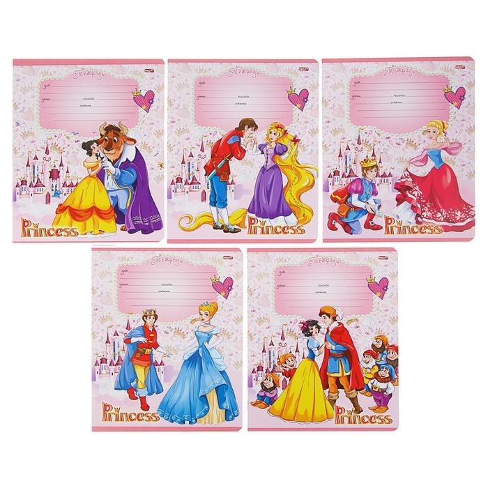 Тетрадь 12 листoв в линейку "Принцессы и принцы", обложка мелованный картон, блок офсет, МИКС
Тетрадь 12 листoв в линейку "Принцессы и принцы", обложка мелованный картон, блок офсет, МИКС