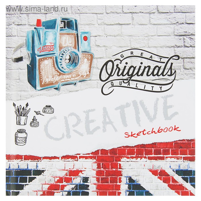 Скетчбук 150 х 150 мм, 80 листов «Фотоаппарат», твёрдая обложка, матовая ламинация, блок 100 г/м2
Скетчбук 150 х 150 мм, 80 листов «Фотоаппарат», твёрдая обложка, матовая ламинация, блок 100 г/м2