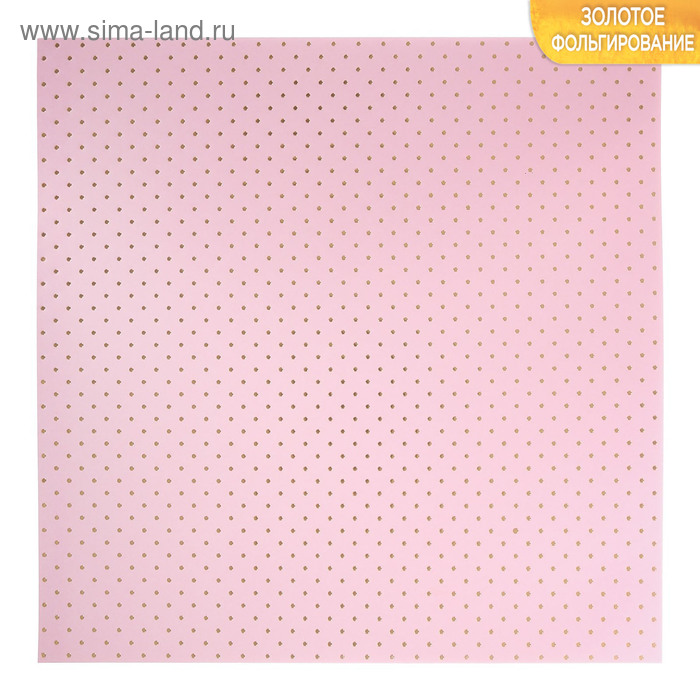 Бумага для скрапбукинга с фольгированием «Горох», 10 листов, 30.5 × 30.5 см, 250 г/м
Бумага для скрапбукинга с фольгированием «Горох», 10 листов, 30.5 × 30.5 см, 250 г/м