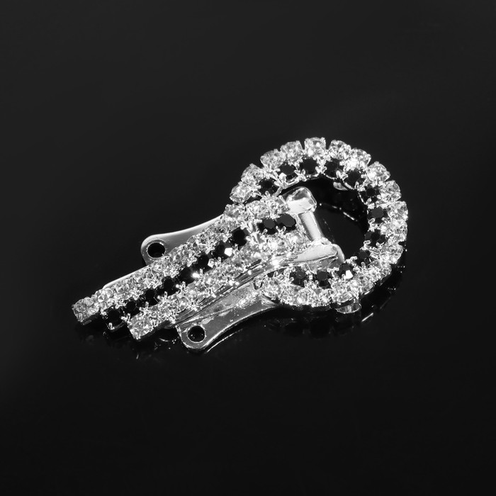 Декоративная застёжка, 3,5 × 2 см, цвет серебряный
Декоративная застёжка, 3,5 × 2 см, цвет серебряный