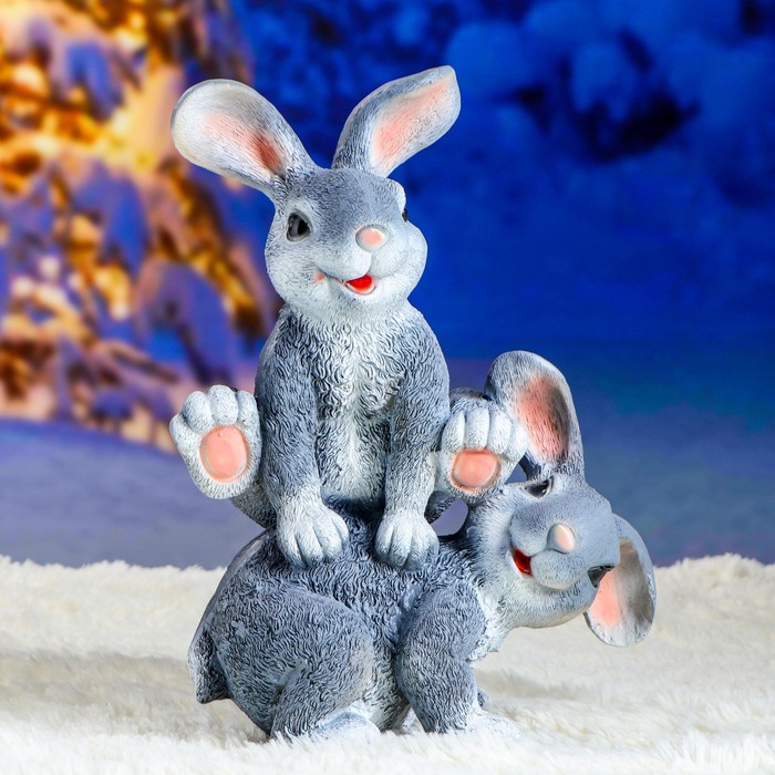 Фигура "Заяцы прыгуны" 36см
Фигура "Заяцы прыгуны" 36см