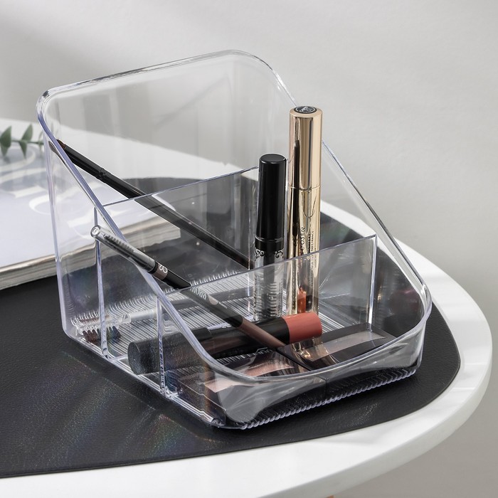 Органайзер для косметики Eva, цвет прозрачный
Органайзер для косметики Eva, цвет прозрачный