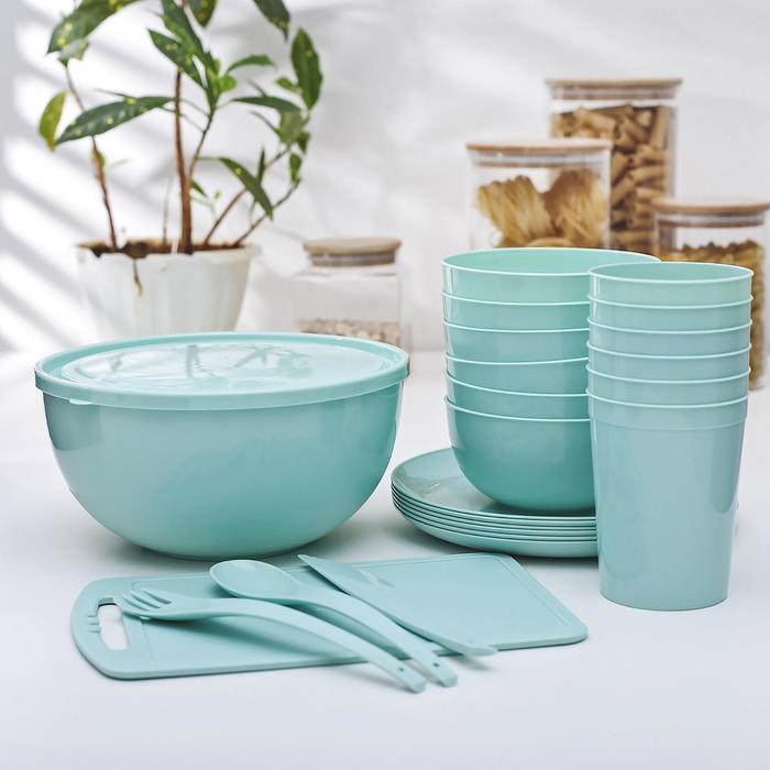 Набор посуды на 6 персон «Пир», 38 предметов
Набор посуды на 6 персон «Пир», 38 предметов