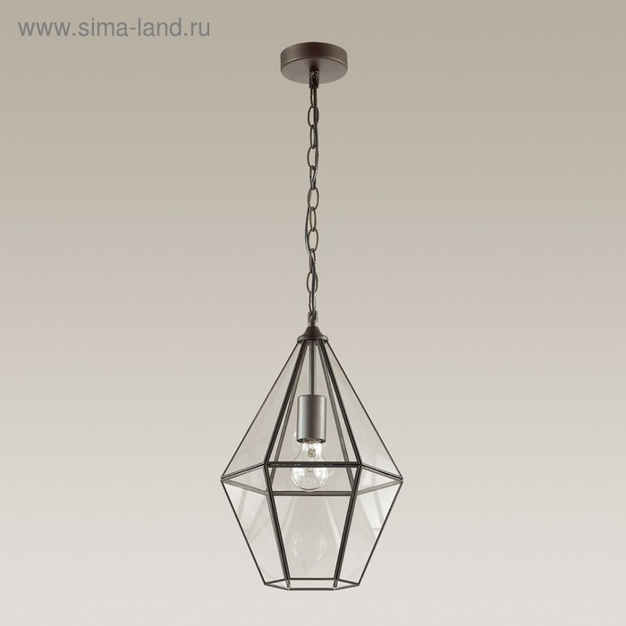 Светильник FABIO 1x60Вт E27 кофе 26,5x26,5x122см