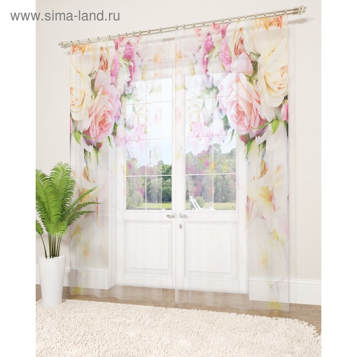 Фототюль «Анастасия», размер 145 х 260 см - 2 шт., вуаль
Фототюль «Анастасия», размер 145 х 260 см - 2 шт., вуаль