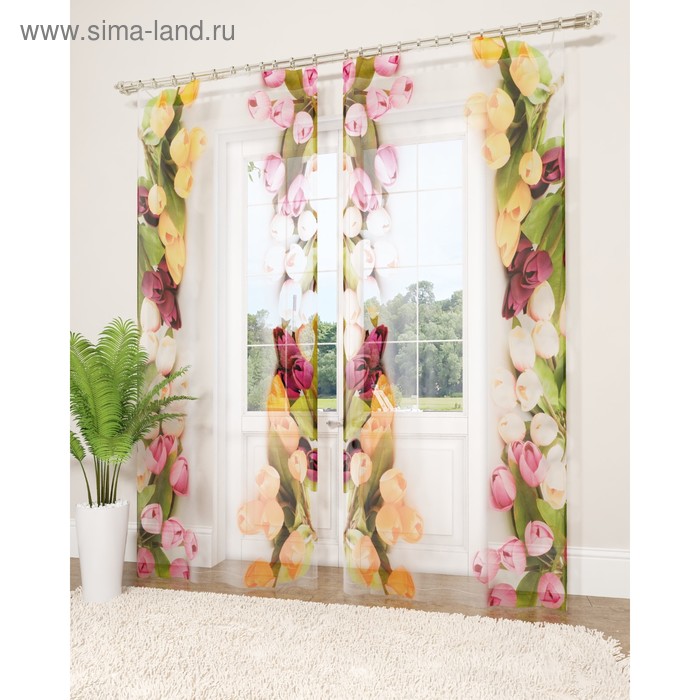 Фототюль «Март», размер 145 х 260 см - 2 шт., вуаль
Фототюль «Март», размер 145 х 260 см - 2 шт., вуаль