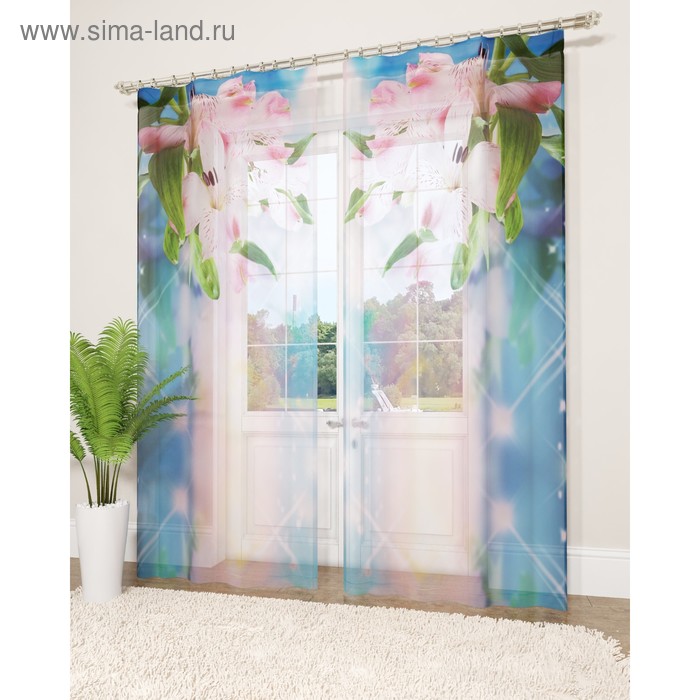 Фототюль «Фантазия», размер 145 х 260 см - 2 шт., вуаль
Фототюль «Фантазия», размер 145 х 260 см - 2 шт., вуаль