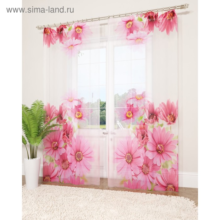 Фототюль «Садовая ромашка», размер 145 х 260 см - 2 шт., вуаль
Фототюль «Садовая ромашка», размер 145 х 260 см - 2 шт., вуаль