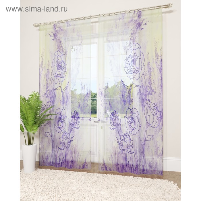 Фототюль «Розы в графике», размер 145 х 260 см - 2 шт., вуаль
Фототюль «Розы в графике», размер 145 х 260 см - 2 шт., вуаль