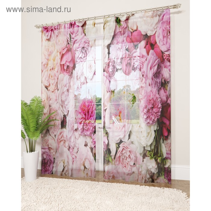 Фототюль «Бохо», размер 145 х 260 см - 2 шт., вуаль
Фототюль «Бохо», размер 145 х 260 см - 2 шт., вуаль