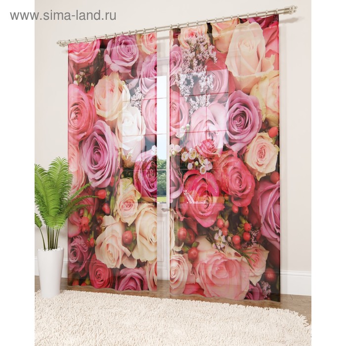 Фототюль «Волнение любви», размер 145 х 260 см - 2 шт., вуаль
Фототюль «Волнение любви», размер 145 х 260 см - 2 шт., вуаль