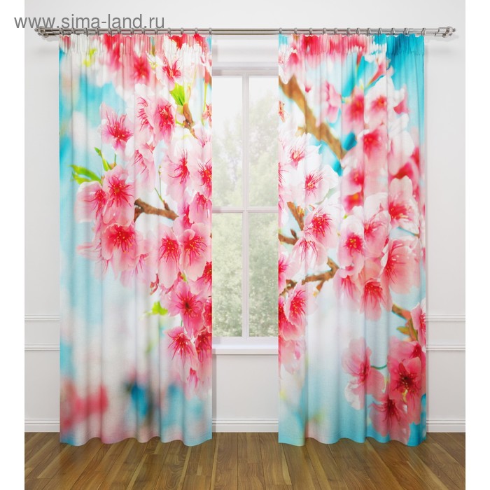 Фотошторы «Вишня», размер 145 х 260 см - 2 шт., габардин
Фотошторы «Вишня», размер 145 х 260 см - 2 шт., габардин