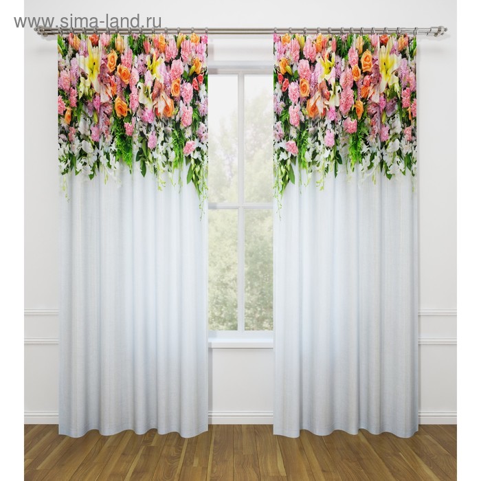 Фотошторы «Композиция из цветов», размер 145 х 260 см - 2 шт., габардин
Фотошторы «Композиция из цветов», размер 145 х 260 см - 2 шт., габардин