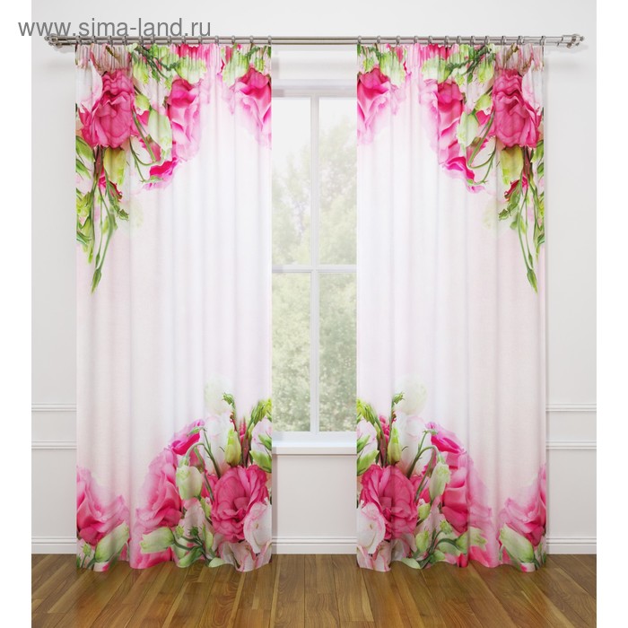 Фотошторы «Куст прекрасных роз», размер 145 х 260 см - 2 шт., габардин
Фотошторы «Куст прекрасных роз», размер 145 х 260 см - 2 шт., габардин