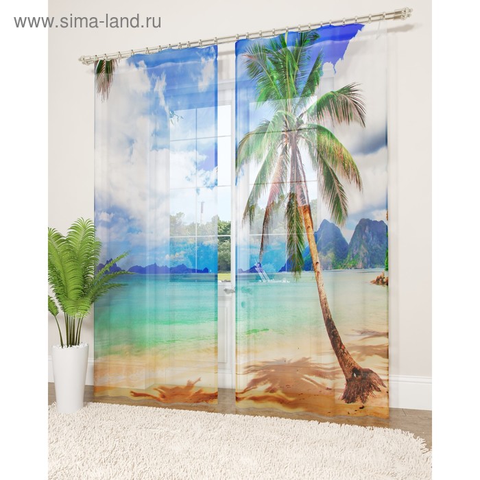 Фототюль «Берега Тайланда», размер 145 х 260 см - 2 шт., вуаль
Фототюль «Берега Тайланда», размер 145 х 260 см - 2 шт., вуаль
