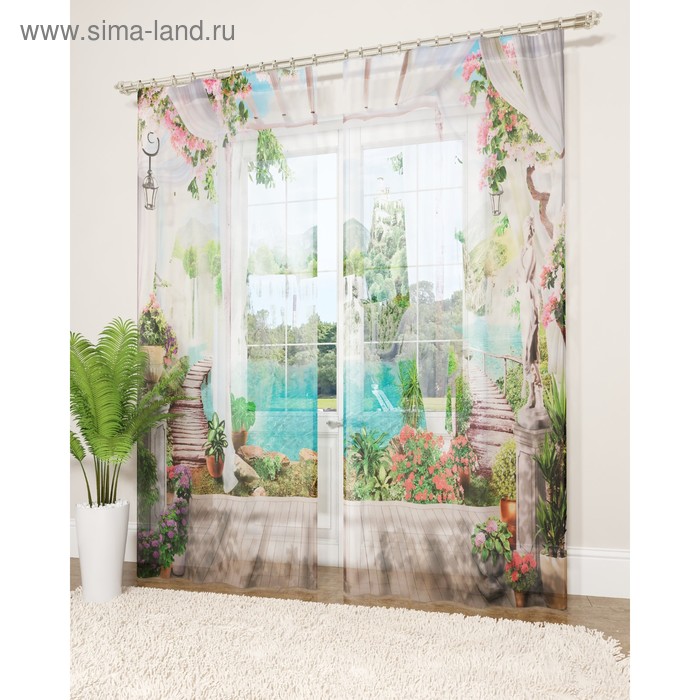 Фототюль «Париж, палитра, акварель», размер 145 х 260 см - 2 шт., вуаль
Фототюль «Париж, палитра, акварель», размер 145 х 260 см - 2 шт., вуаль