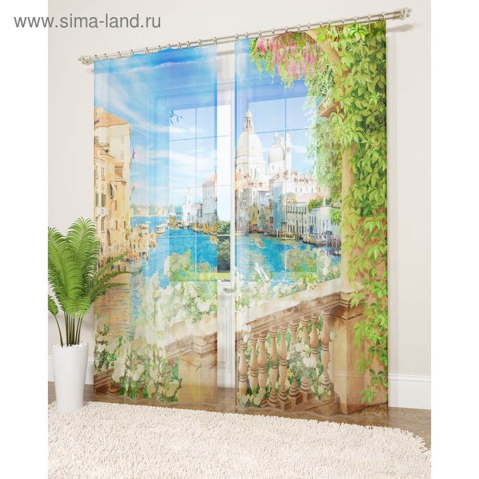 Фототюль «Море, солнце и цветы», размер 145 х 260 см - 2 шт., вуаль
Фототюль «Море, солнце и цветы», размер 145 х 260 см - 2 шт., вуаль