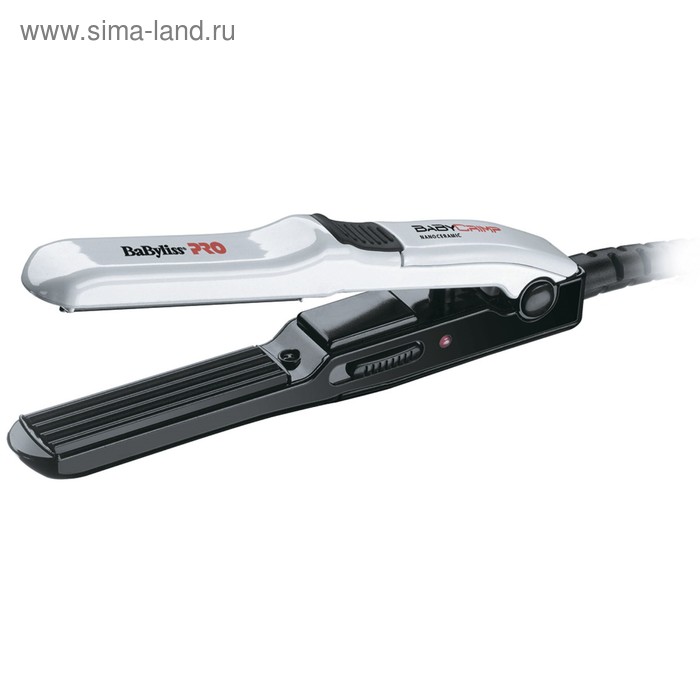 Щипцы-гофре Babyliss PRO BAB2151E, 20 Вт, керамическое покрытие, 15х60 мм, до 200°C, белые
Щипцы-гофре Babyliss PRO BAB2151E, 20 Вт, керамическое покрытие, 15х60 мм, до 200°C, белые