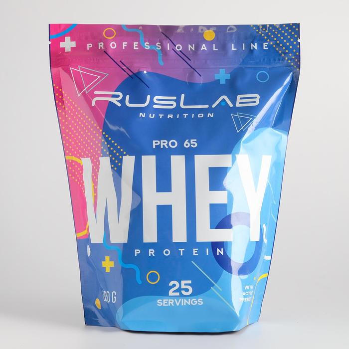 Протеин RusLabNutrition PRO 65 WHEY, ваниль, 800 г 
Протеин RusLabNutrition PRO 65 WHEY, ваниль, 800 г