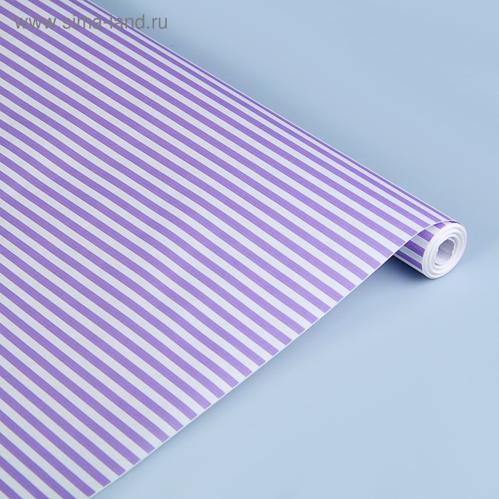 Бумага упаковочная крафт "Полоски сиреневые", 0,5 х 10 м, 70 г
Бумага упаковочная крафт "Полоски сиреневые", 0,5 х 10 м, 70 г