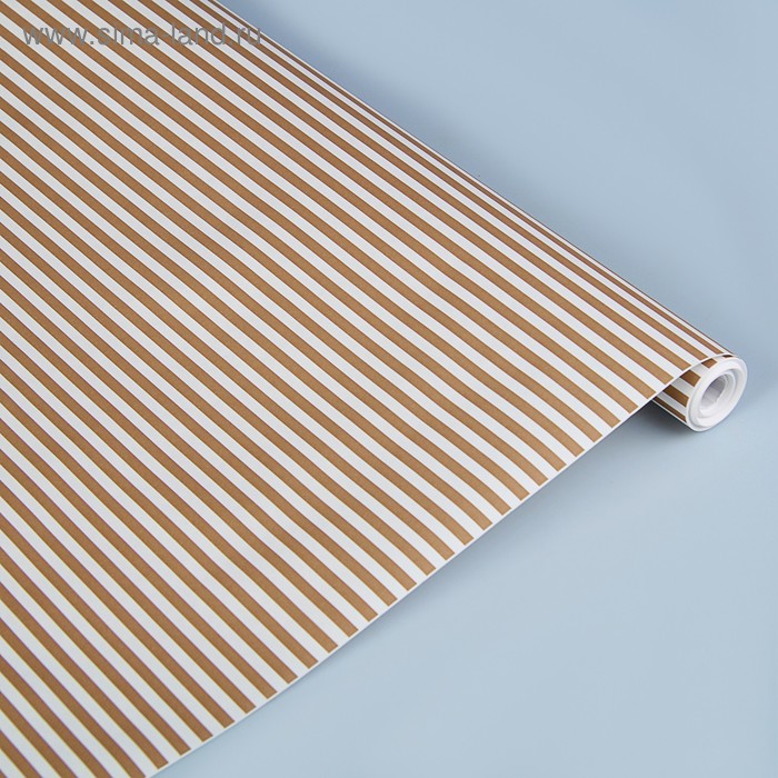 Бумага упаковочная крафт «Полоски коричневые» 0,5 х 10 м, 70 г/м² /м2
Бумага упаковочная крафт «Полоски коричневые» 0,5 х 10 м, 70 г/м² /м2